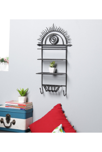 Black Metal Key Holder